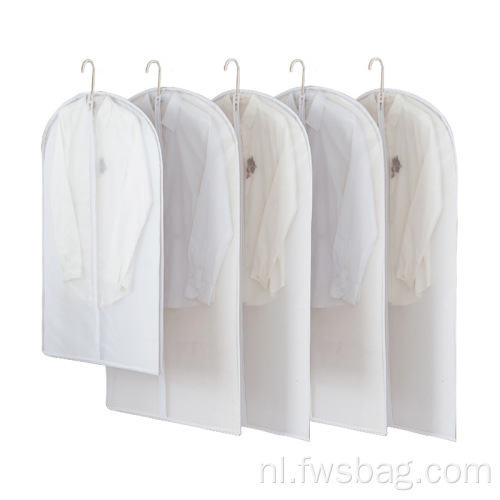 Groothandel goedkoop eenvoudig ontwerp milieuvriendelijke stofomslag wasbaar wasbaar ademende peva kledingpak met ritssluiting